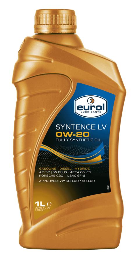 eurol syntence lv 0w20|Eurol Syntence LV 0W.